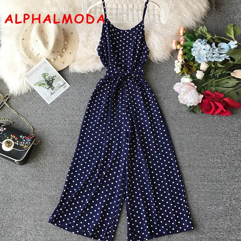 Женский Профессиональный комбинезон ALPHALMODA повседневный до середины икры с