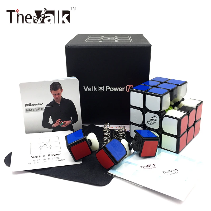 Игрушечный куб Valk3 Power M QIyi магнитный 3x3 скоростной кубик Mofangge 56 мм кубики для