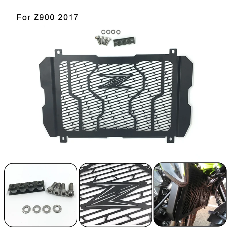 Для Kawasaki Z900 2017 Защитная крышка радиатора Z 900 100% Новый бренд|grill guard|radiator grille guard