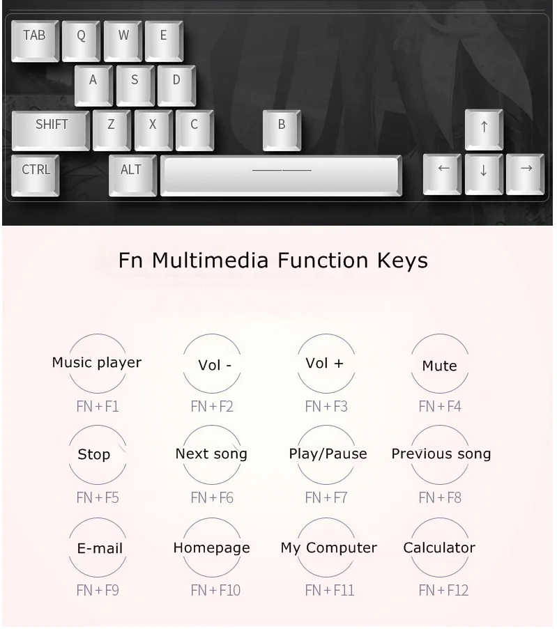 hxsj Langtu V1 USB Проводная Регулируемая Мультимедийная Игровая клавиатура с подсветкой матовая металлическая панель подвесной брелок