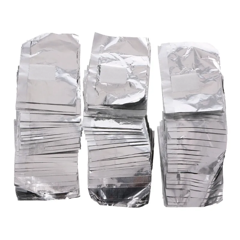 150PCS 50-200 шт алюминиевая фольга для замачивания ногтей акриловый гель для полировки ногтей сумка для удаления креативный популярный практический лак для ногтей - Цвет: 150PCS