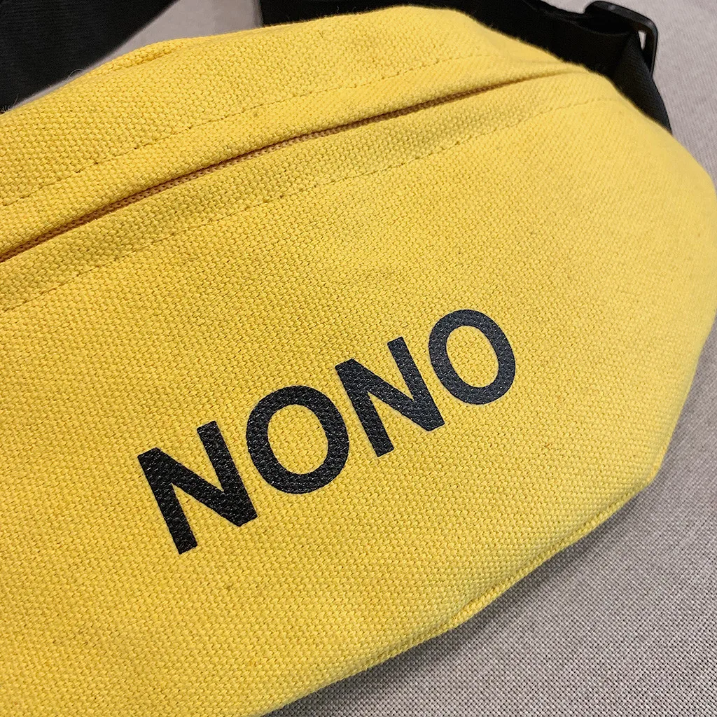 Сумка мессенджер женская черная с буквенным принтом и карманами|Поясные сумки| |