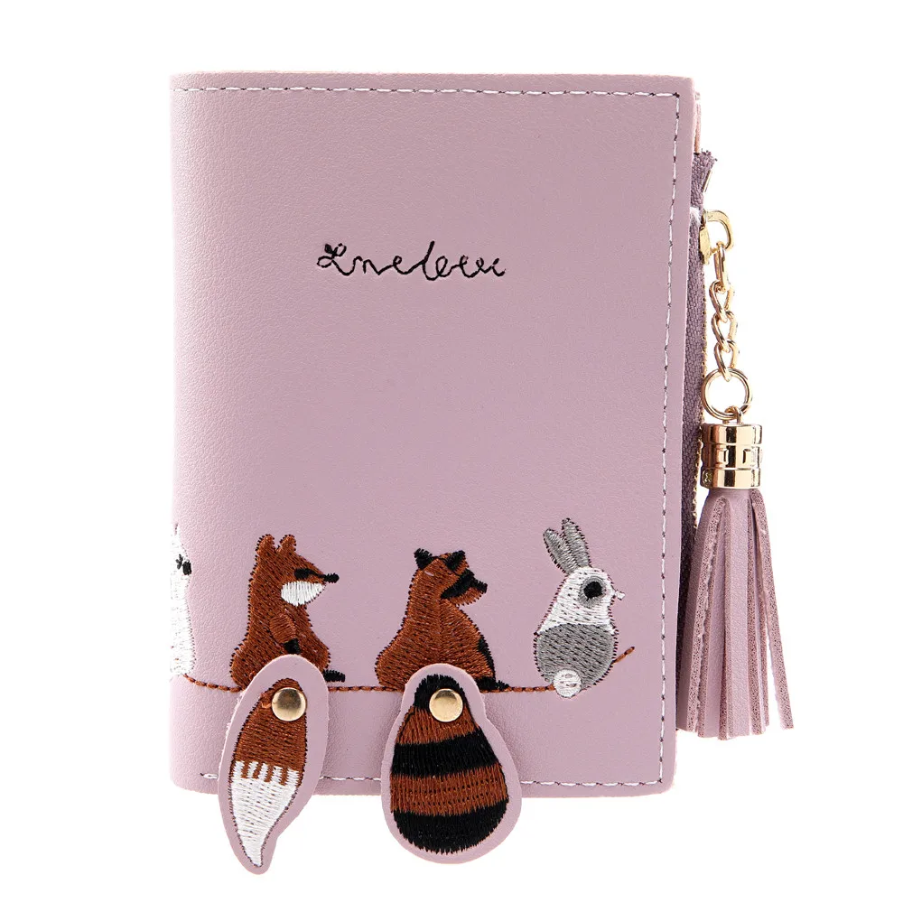 Кошелек женский с кисточками и отделением для карт | Багаж сумки