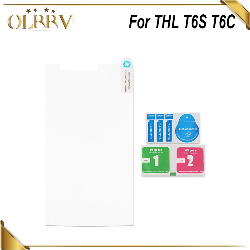 OLRRV для THL T6S T6C закаленное Стекло 5 0 дюймов спереди Экран Защитная пленка T6 Pro