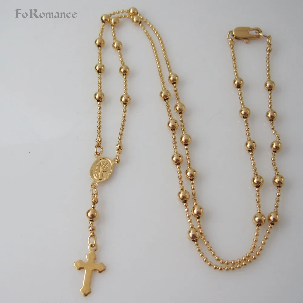 Чокер с кулоном Дева Мария и крест Иисусом из 18 дюймового ожерелья браслета 7 5