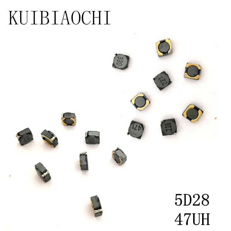 

10 шт./лот SMD силовой индуктор CDRH5D28 47UH 470 6*6*3 мм, экранированный обмоточный индуктор