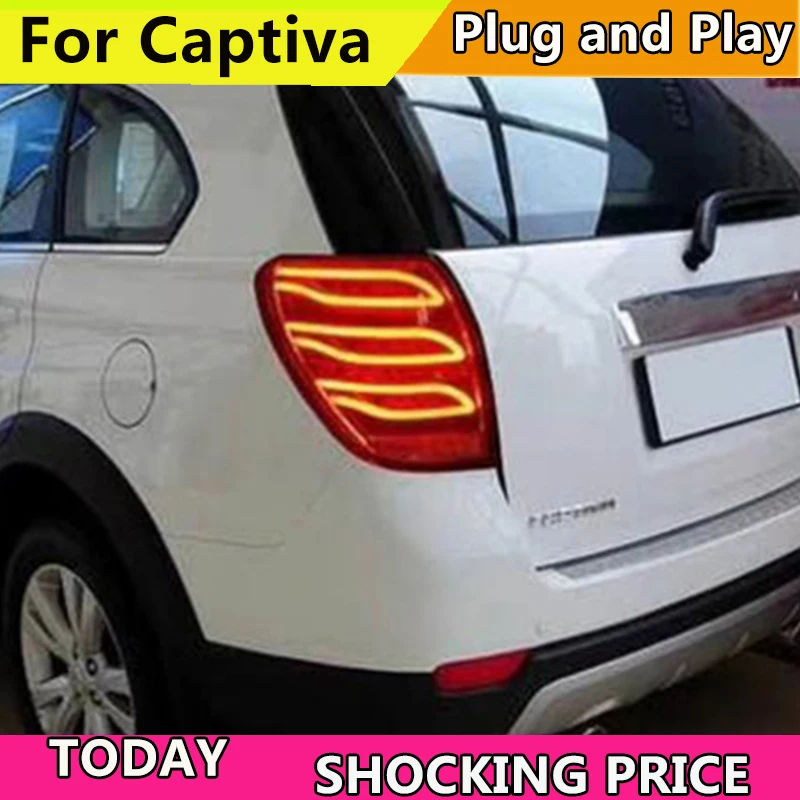 Автомобильный Стайлинг для Chevrolet Captiva задний фонарь s 2008 2016 динамический сигнал