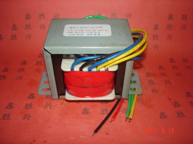 19V-0-19V 60V 6 5 V трансформатор 0 -220V-380V вход 70VA EI66 * 45 сварочный аппарат для TDA-28 |