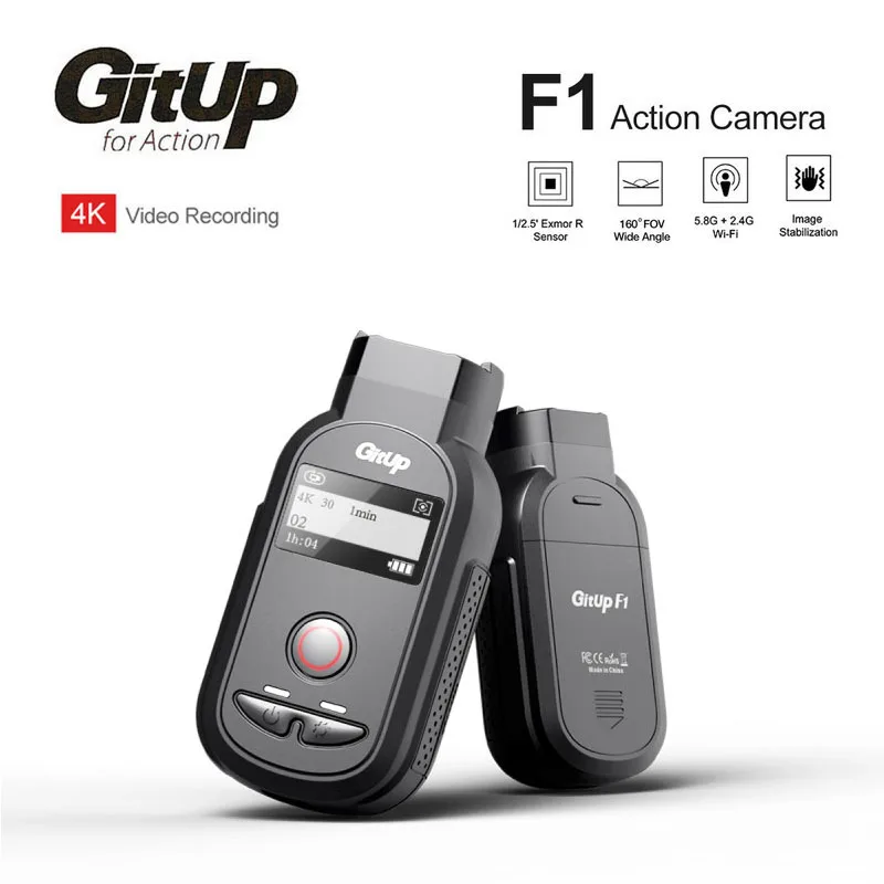Оригинальная Спортивная Экшн камера GitUp F1 с Wi Fi Ultra Real 4K видеокамера 8 Мп