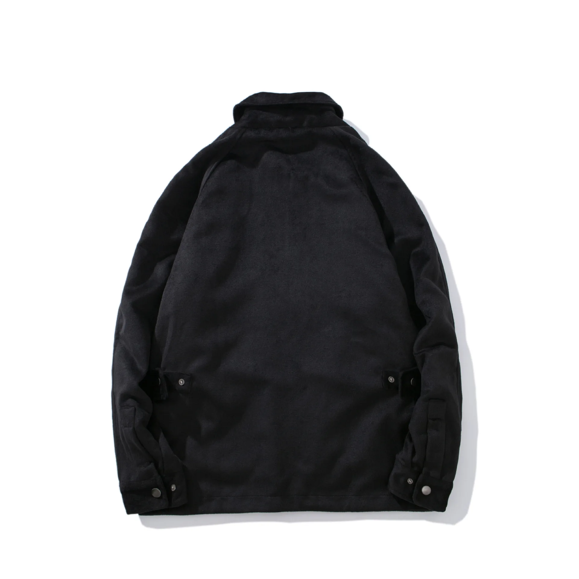 Мужская куртка-карго цвета хаки на пуговицах с двойным карманом в западном стиле