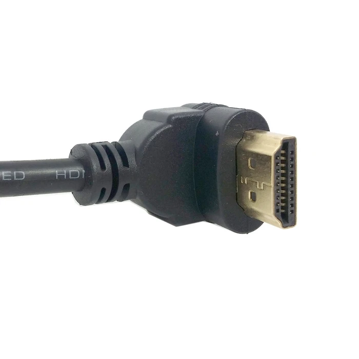 Вниз угловой 90 градусный разъем HDMI 1 4 с Ethernet & 3D Тип A штекер гнездо Удлинительный
