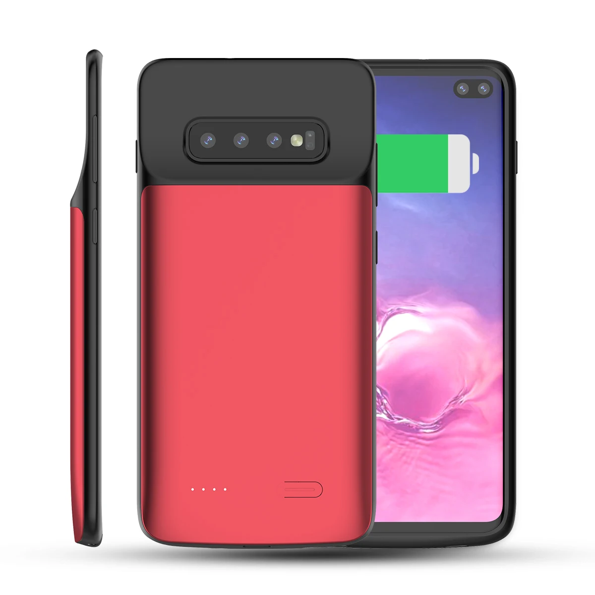 Для samsung Galaxy S10 плюс Батарея Зарядное устройство чехол 5000 мАч Внешняя батарея резервного PowerBank зарядным футляром для samsung S10 Plus, чехол тонкий