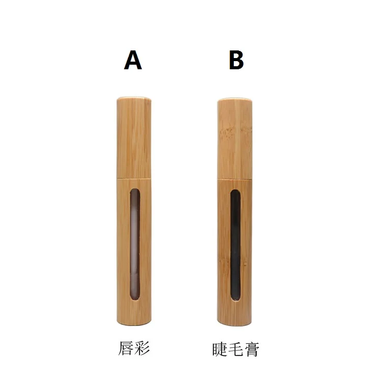 100 шт./лот 6 мл Высококачественная бамбуковая пустая Тушь трубка/блеск для губ
