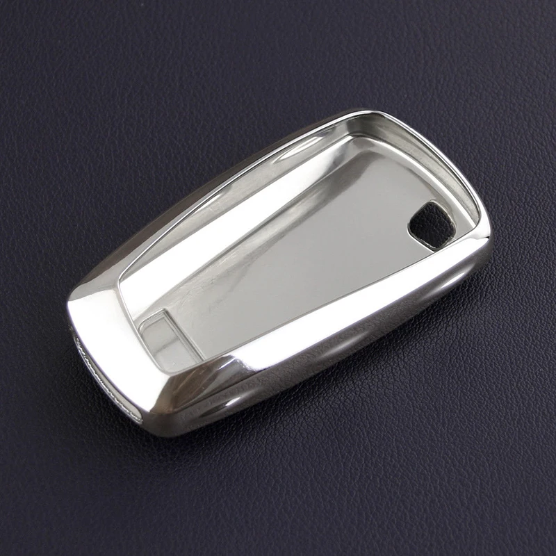 Car Silver TPU Remote Key Case Cover Protective Part For BMW 6 Series 2012-2017 | Автомобили и мотоциклы