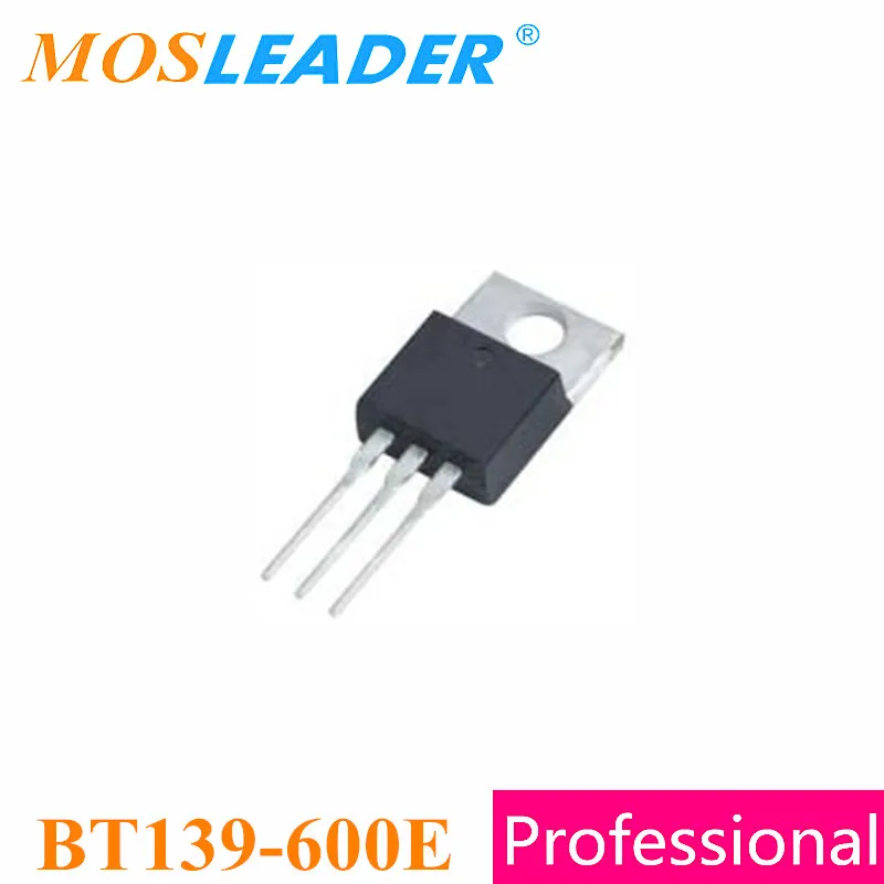 Mosleader BT139 600E TO220 100 шт. высокое качество как оригинальная Φ 600V 16A 8A Triacs DIP|Запасные