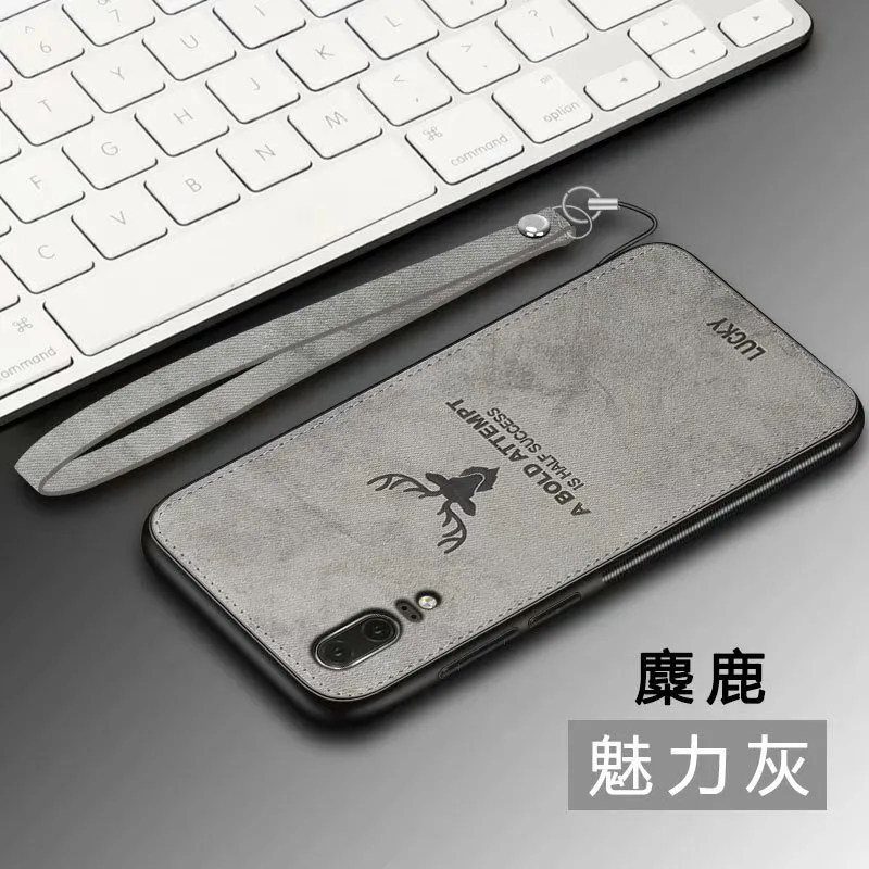 Накладка Олень чехол s Прочный ТПУ чехол для samsung galaxy S10 lite S8 S9 Plus Note 8 9 ремешок магнитный автомобильный держатель удача Лось