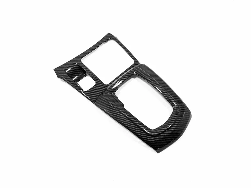 ABS Carbon Fiber ABS Хромированная внутренняя коробка переключения передач для автомобиля, электронная крышка ручного тормоза, Накладка для Nissan Qashqai J11, аксессуары для литья автомобиля - Цвет: ABS Carbon Fiber