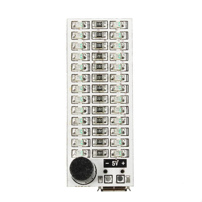 Mising 1 шт. 2x13 светодиодный s модули USB мини музыкальный спектр светодиодный голосовой контроль Чувствительность Регулируемая