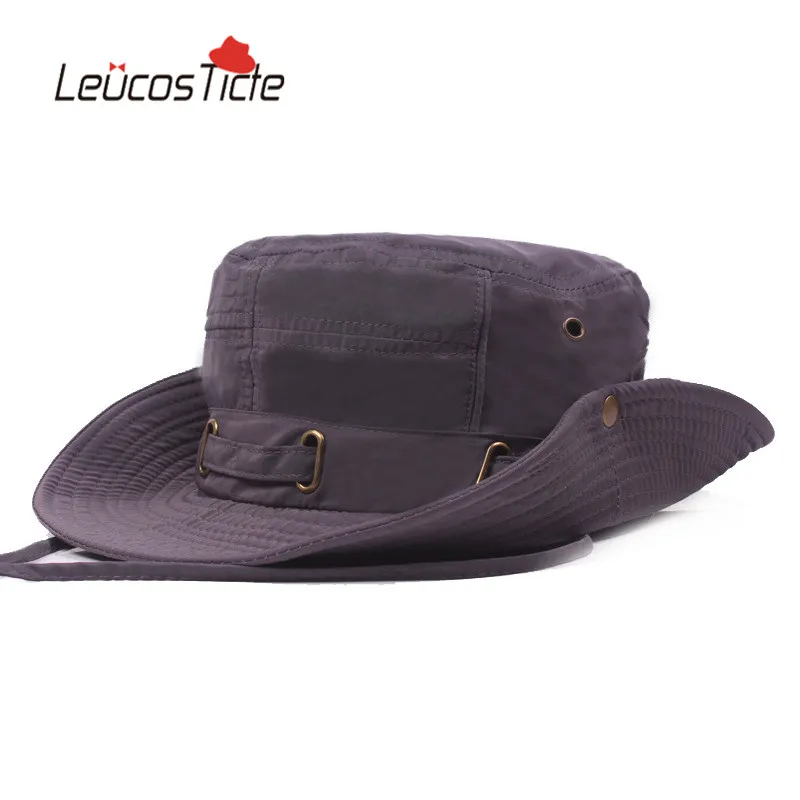 Leucosticte монохромный рыбак шляпа Для мужчин большой навесы праздник туризма