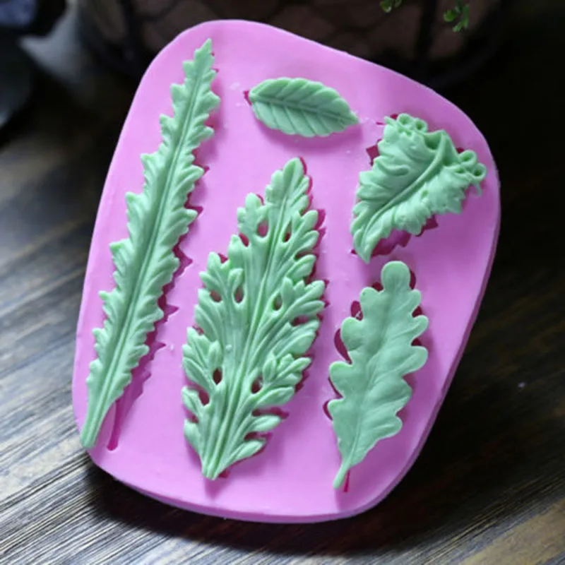 Сделай своими руками листья тиснение силиконовая форма для выпечки кондитерских