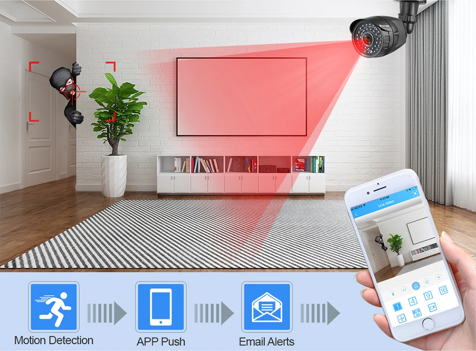 Techage 8CH 1080P HDMI AHD DVR комплект CCTV система безопасности 2MP HD IR ночное видение уличная камера видеонаблюдения комплект 2 ТБ HDD