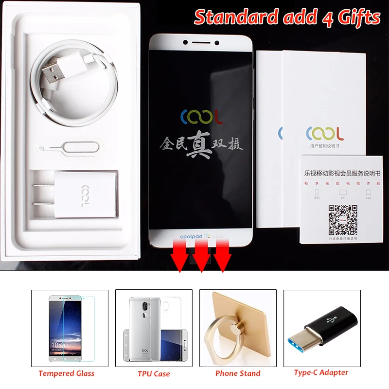Оригинальный LeTV Cool1 двойной Pro LeEco Coolpad cool 1 5.5 дюймов 4 г Оперативная память 64