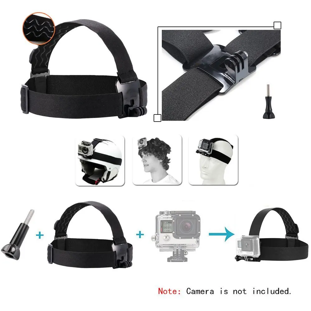 Комплект аксессуаров для экшн камеры Gopro Hero SJCAM xiaomi yi Sony RX0 X3000 X1000 AS300 AS200 AS100 AS50 AS30 AS20