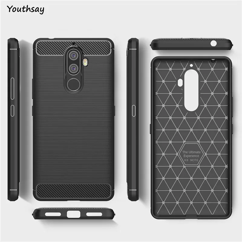For Lenovo K8 Note Case Shockproof Armor Rubber Silicone Phone Back Cover Vibe Fundas XT1902 |