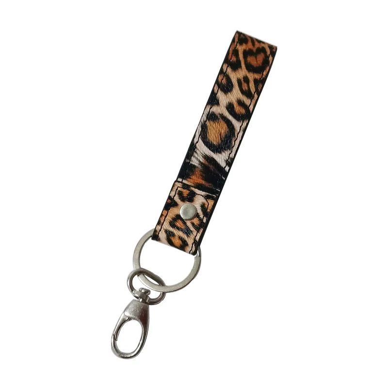 Yellow leopard Кошелек для ключей с леопардовым принтом для женщин и мужчин, Женское кольцо из искусственной кожи, креативные ключницы разных цветов, Carteira - Цвет: Yellow leopard