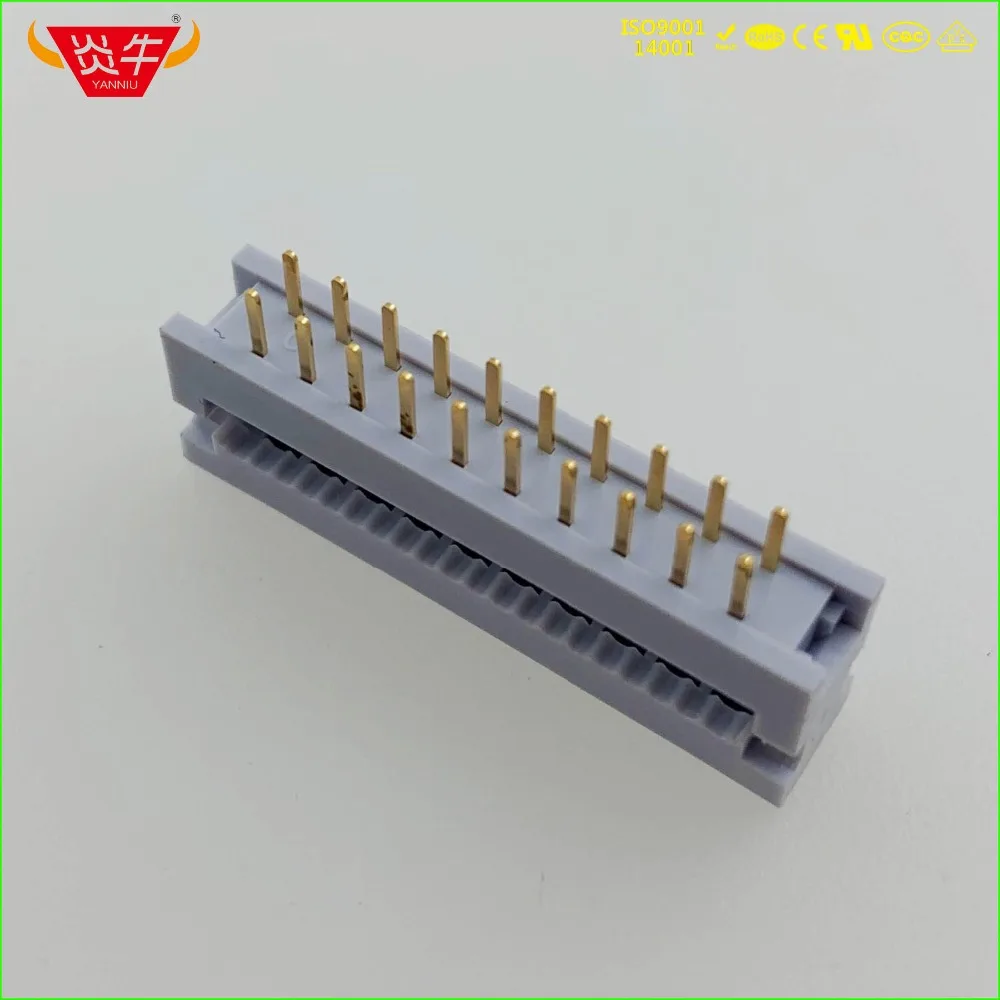 Штепсельная Вилка 20PIN 2*10P 2 54 мм разъем IDC коннекторы ISP JTAG для плоского ленточного