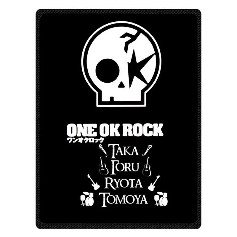 Новинка на заказ одеяло ONE OK ROCK флисовая ткань детское постельное белье покрывало