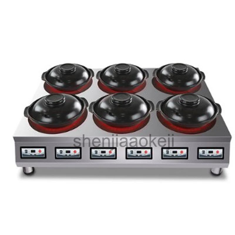 Verkaufen 1PC Kommerziellen Elektromagnetische Ton Topf Ofen JP-DT Elektrische Keramik Herd Titan Kristall Panel Induktion Herd 220V