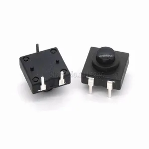 10 шт. двухрядный вертикальный светодиодный фонарик переключатель 3 контакта ВКЛ-ВЫКЛ 12*12 ультратонкий 213BS