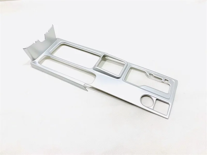 Low Model silver Для Mitsubishi Eclipse Cross Центральная коробка переключения передач Панель декоративная рамка Крышка отделка салона автомобиля аксессуары - Цвет: Low Model silver