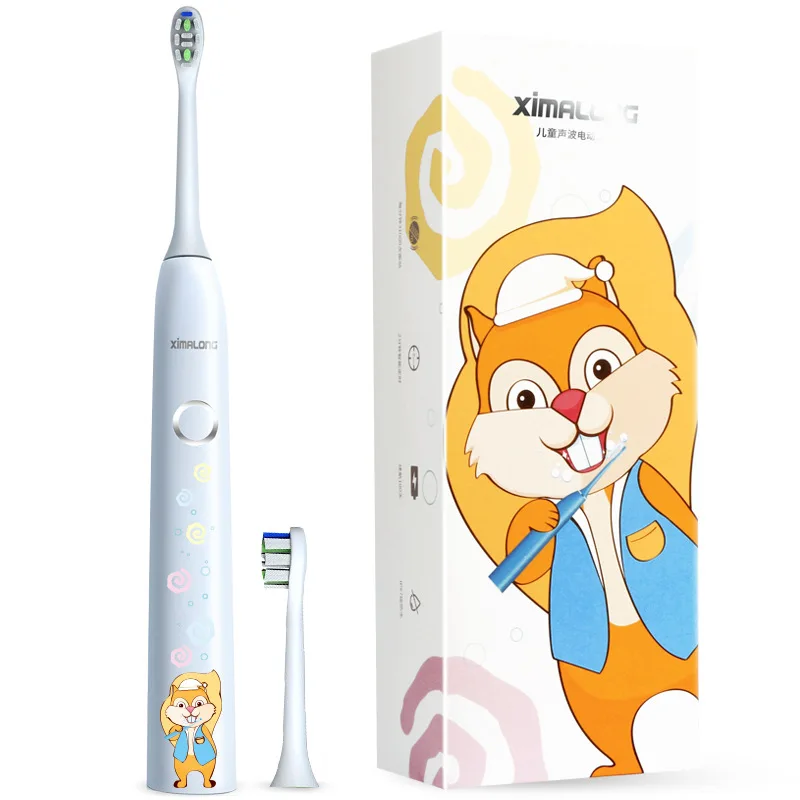 Детская электрическая зубная щетка USB для быстрой зарядки интеллектуальная