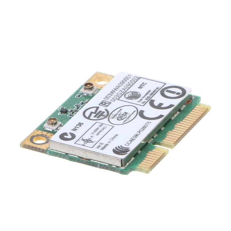 

AR5B93 AR9283 Half Height Mini PCI-E Wireless Wlan WiFi Card 300Mpbs For Atheros Whosale&Dropship