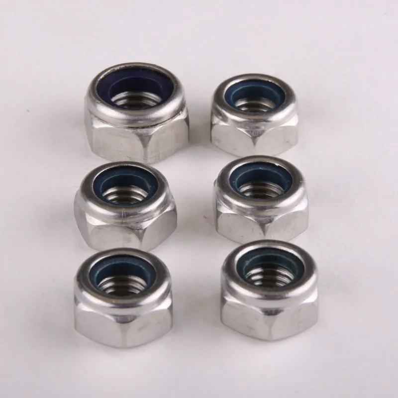 10 шт. специальные 304 нержавеющая сталь нейлон пончики/самоблокирующиеся