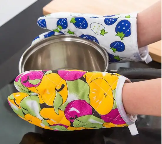 1 шт. Кухня утепленные Нескользящие Утепленные перчатки высокого Температура