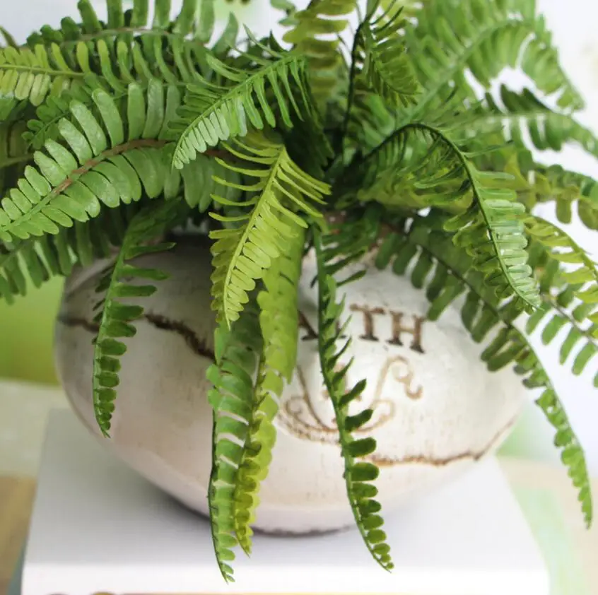 Искусственные Psilotopsida Fern цветы для свадьбы вечеринки домашнего отдыха
