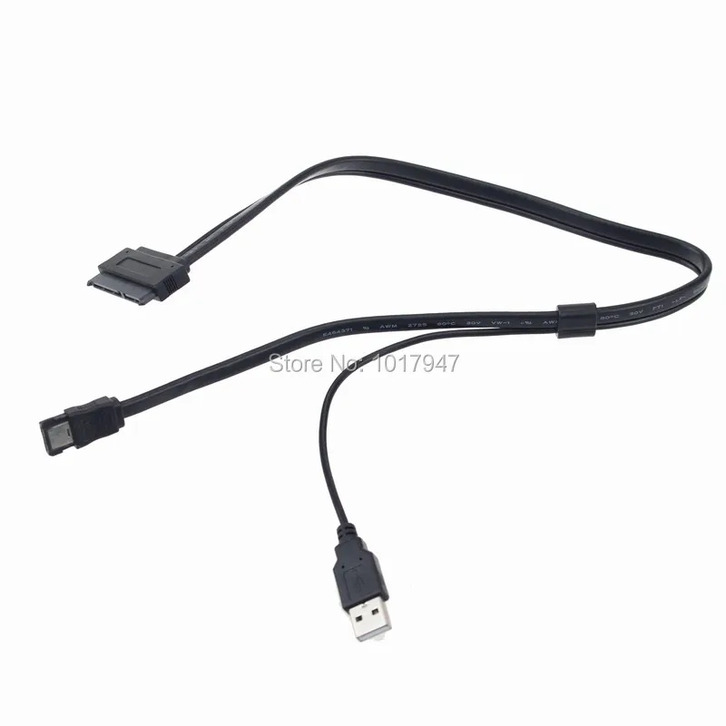 2 шт. в партии SATA 22P Female to eSATA 7P USB Male Date удлинитель кабеля 50 см | Компьютеры и офис
