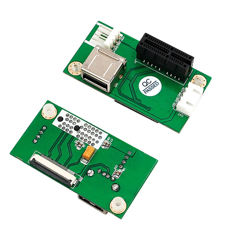 NGFF(M.2) ключ A E к PCI-E Express X1+ USB Riser Card с высокоскоростным FPC кабелем