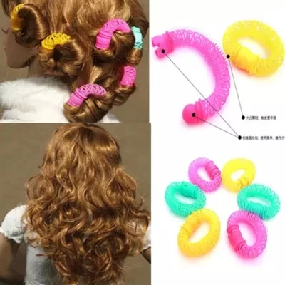 

8pcs/1lot Hot Sale Convenient Hair Magic Curler Hairdress Magic Bendy Curler Spiral Curls Hair Rollers Hair Styling Tools