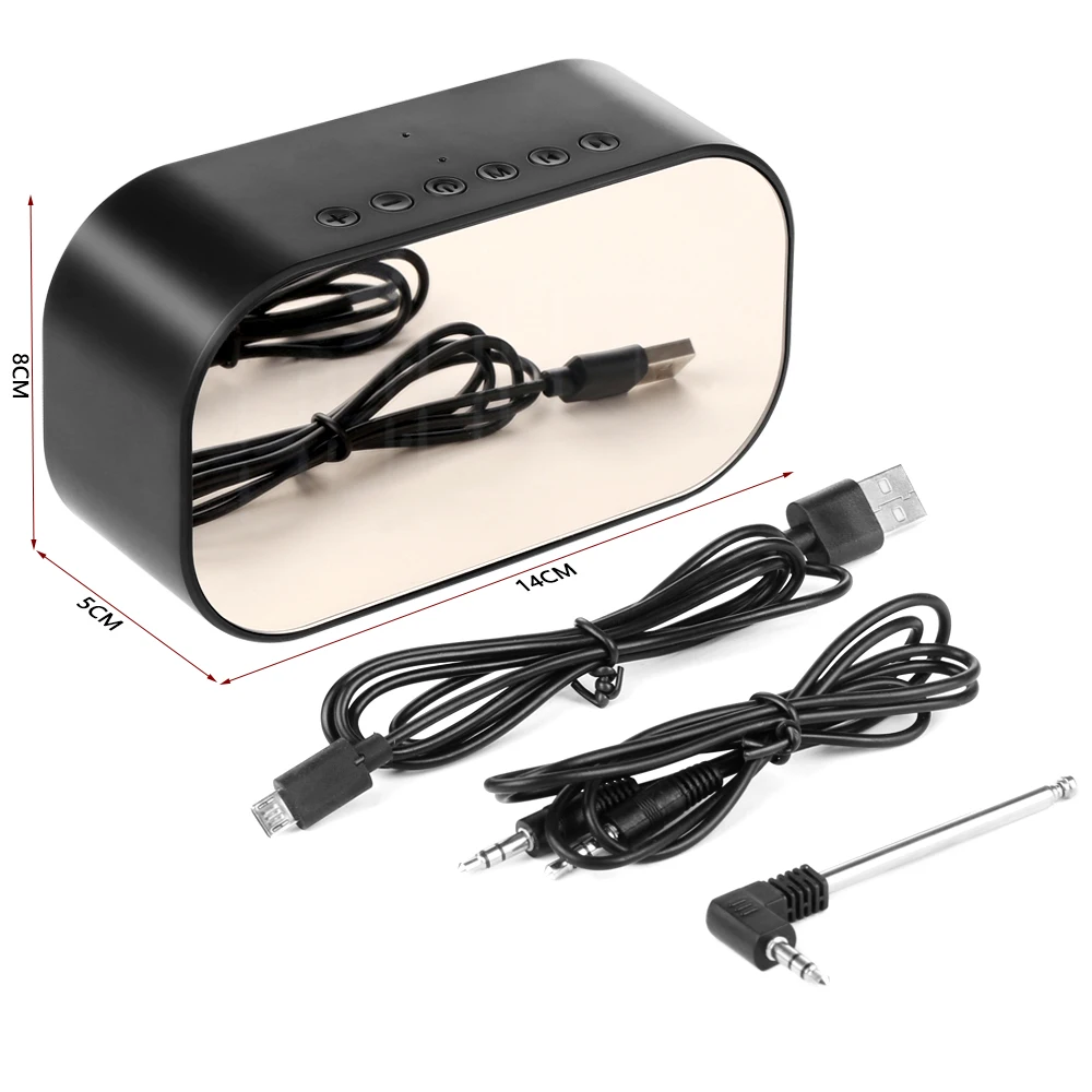 Портативный Bluetooth динамик беспроводной стерео сабвуфер музыкальный плеер