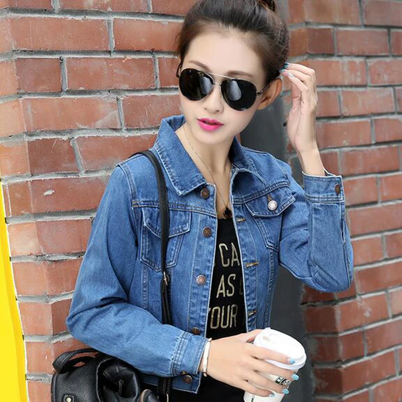 2017 модная новая кнопка карманы осень весна с длинным рукавом Для женщин куртка