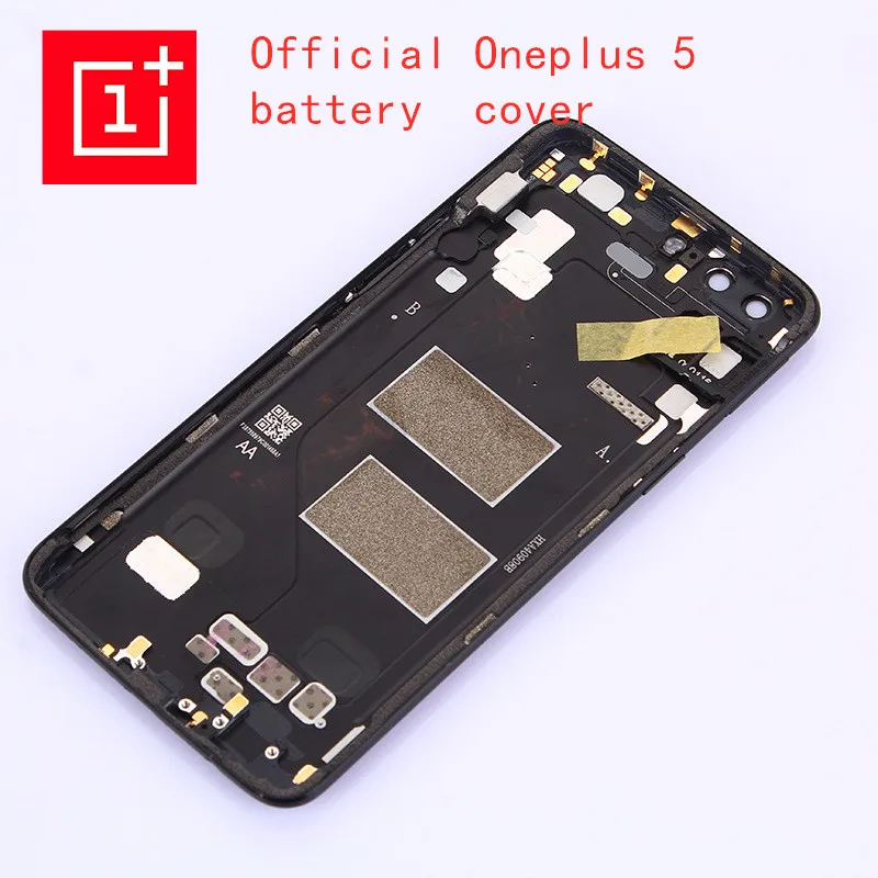 Оригинальная Задняя крышка батареи Oneplus для Oneplus 5 Корпус чехол+ Кнопки громкости питания для one plus 5 Замена крышки батареи