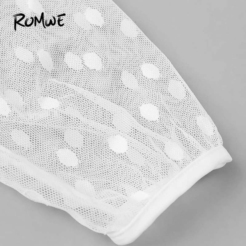 Romwe, спортивный белый комплект бикини с завязками на шее и сеткой с узлом, 3 упаковки, для женщин,, Летний Пляжный комплект из 3 предметов, сексуальный купальник
