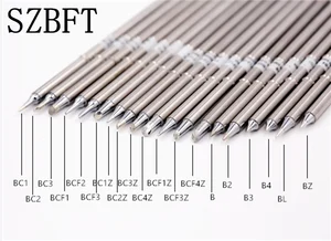 Жала для паяльника SZBFT, T12-BC1, BC2, BC3, BCF1, BCF2, BCF3, BC1Z, BC2Z, BC3Z, BC4Z, BCF1Z, BCF3Z, BCF4Z B