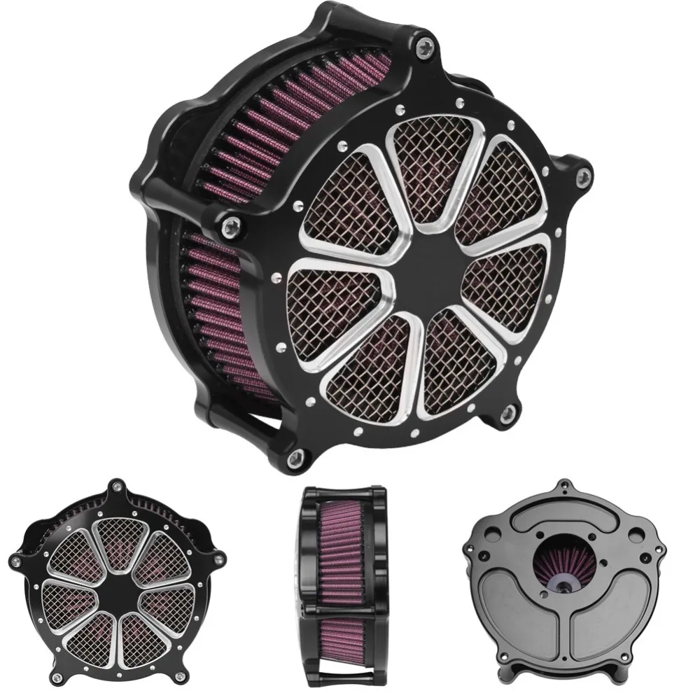 

Moto Air Filter Kits Air Cleaner Intake Fit For Harley Wide Glide Breakout FXSB Street Bob glide Heritage Classic FLSTC 93-15