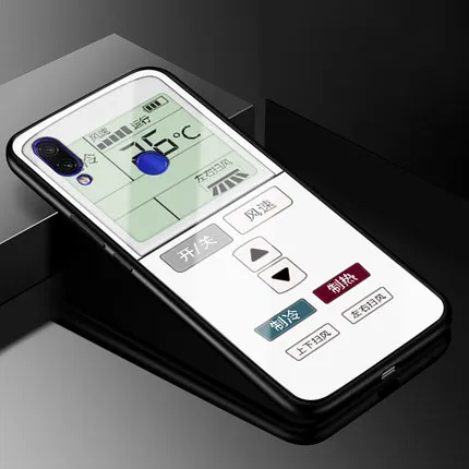 Чехол для Note 7, мягкая силиконовая рамка из ТПУ, жесткая задняя крышка из закаленного стекла, чехол для Xiaomi Redmi Note 7, чехол s Note7, стеклянный корпус - Цвет: A3