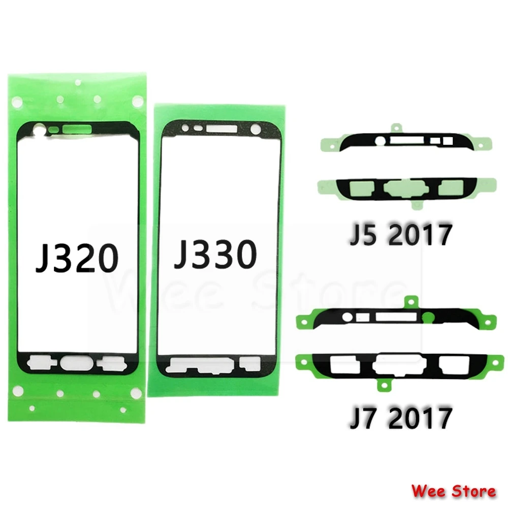 Оригинальный клей наклейка для Samsung Galaxy J1 J110 J120 J2 J3 J310 J320 J330 J5 J7 Prime передняя